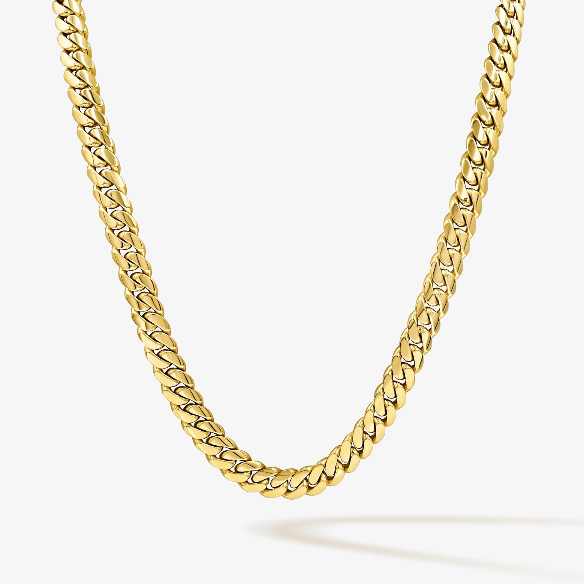 12mm Cuban Link Chain - Solid Gold Handcrafted in Miami - Pochy Jewelry