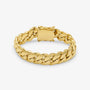 15mm Cuban Link Bracelet - Solid Gold Handcrafted in Miami - Pochy Jewelry