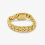 21mm Cuban Link Bracelet - Solid Gold Handcrafted in Miami - Pochy Jewelry