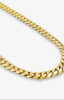 Cuban link chain link close up